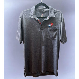 Domino's Pizza Employee Polo Shirt Men’s Medium Uniform Work Gear